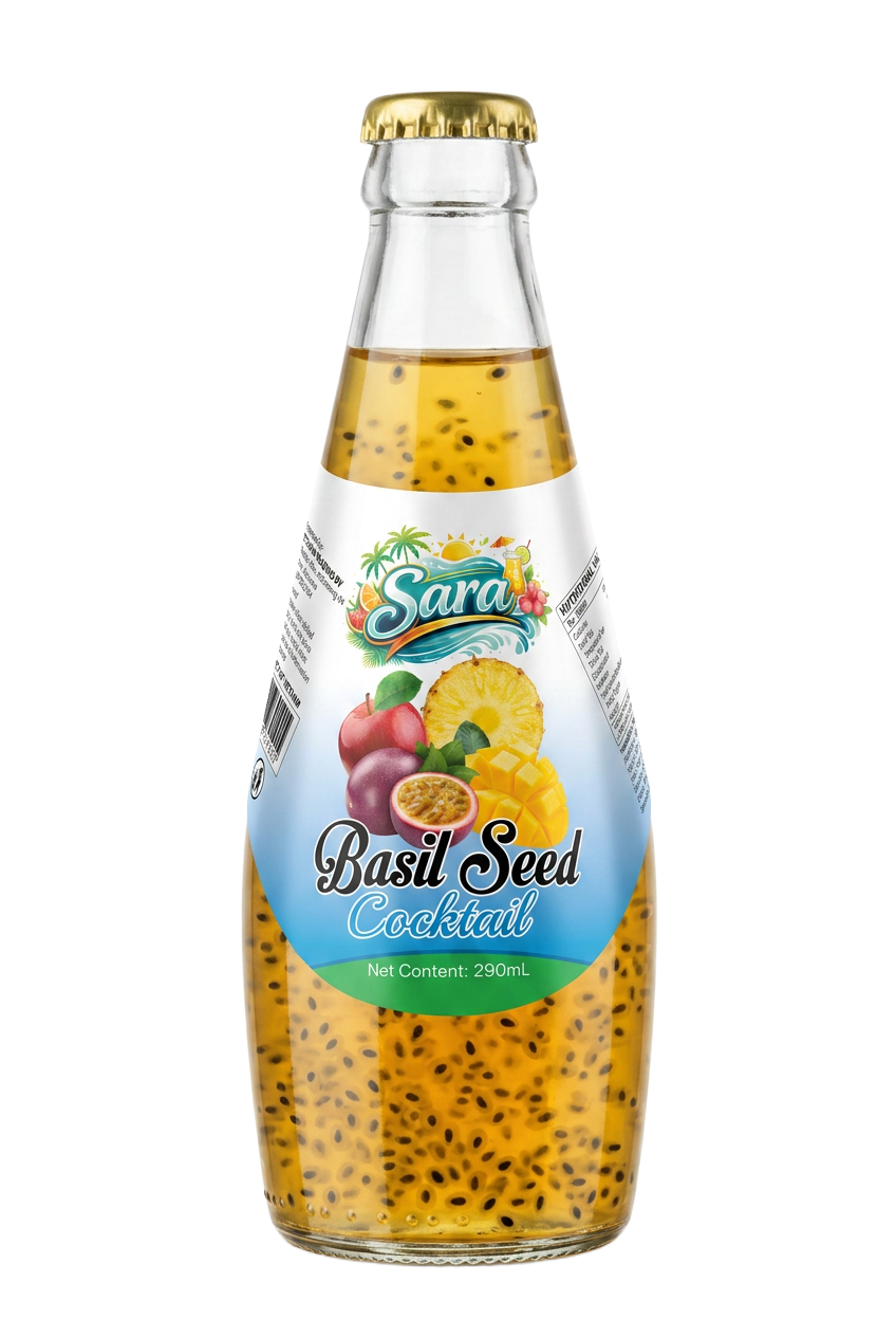 Sara Basil Seed Cocktail