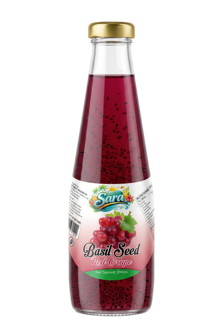 Sara Basil Seed Red Grape